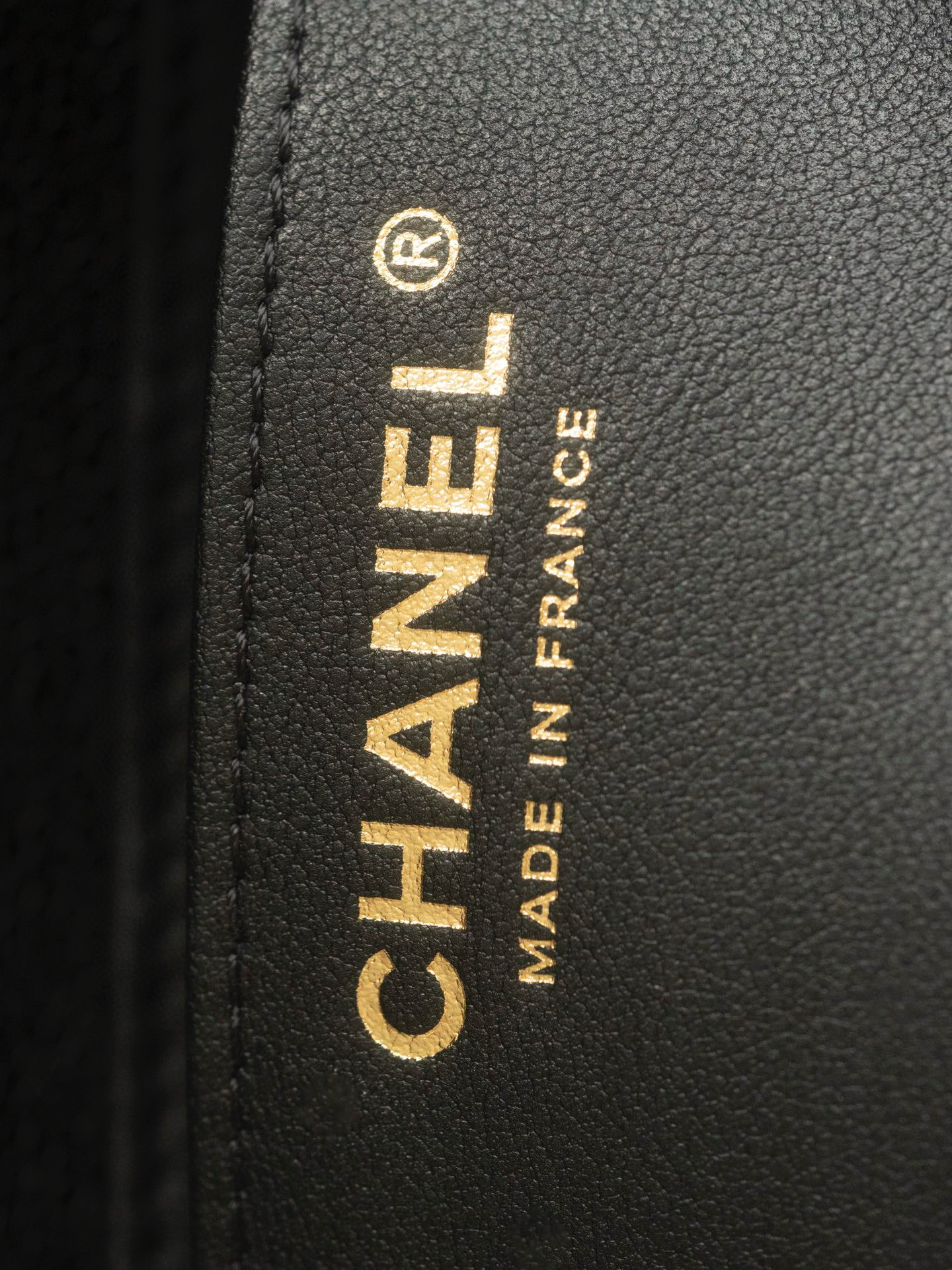 CHANEL香奈儿包包新款 24K CF手柄款经典系列 迷你黑色口盖包